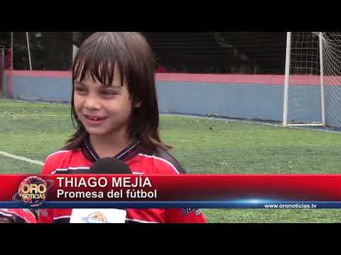 Thiago mejía, el niño promesa del fútbol Santandereano | Oro Noticias