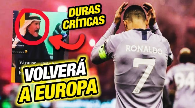 Cristiano Ronaldo ARREPENTIDO y VOLVERÁ a EUROPA – JEQUE SE BURLA de CR7 AL NASSR