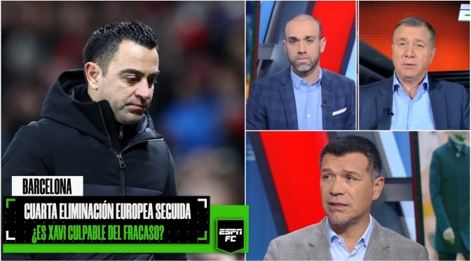 BARCELONA, ELIMINADO de la Europa League. Crece la lista de fracasos de Xavi en Europa | ESPN FC